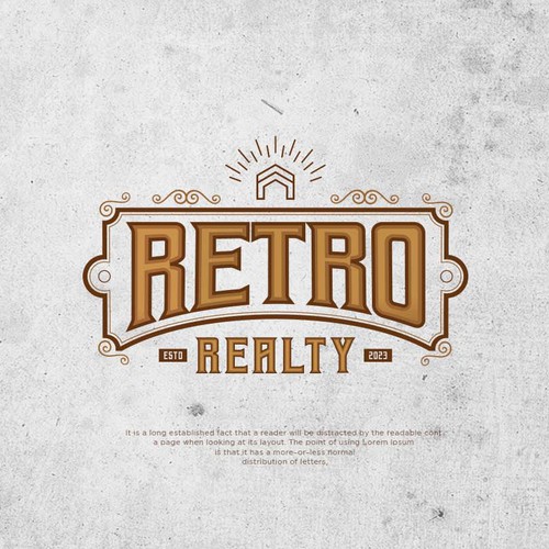 Retro company specializing in vintage customer service, quality, and value. Design by Grafik Flame