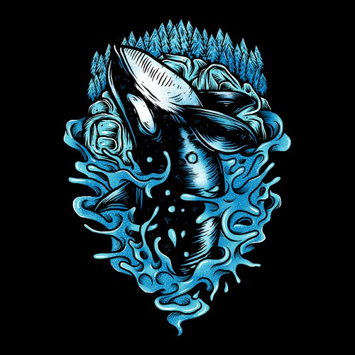 Design di Orca - Also known as the Killer Whale di Hoomers