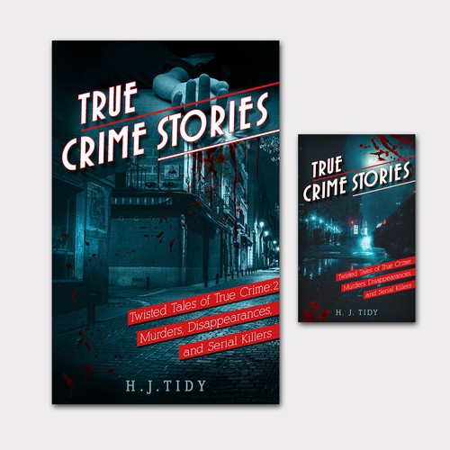 True Crime eBook cover. Diseño de Rafido