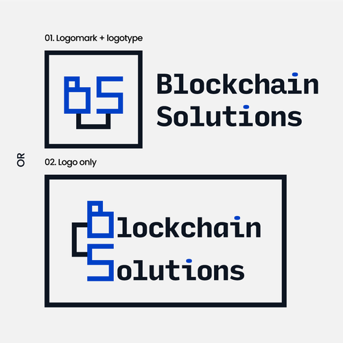 Blockchain company logo Diseño de vladfotianov