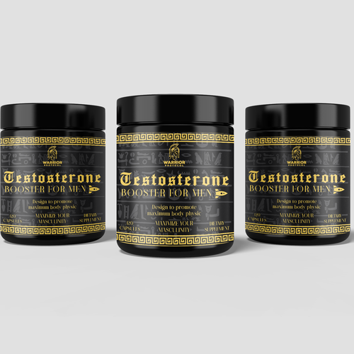 NEED a SUPERB design for men testosterone supplement Design by usharab_designs