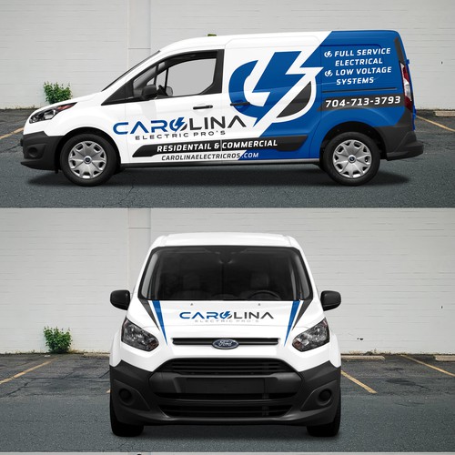 Van Wrap for Electrical Contractor Design by Duha™