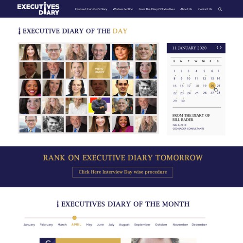 Proposition sur un concours de Design de page web, réalisée par winningdesignentry