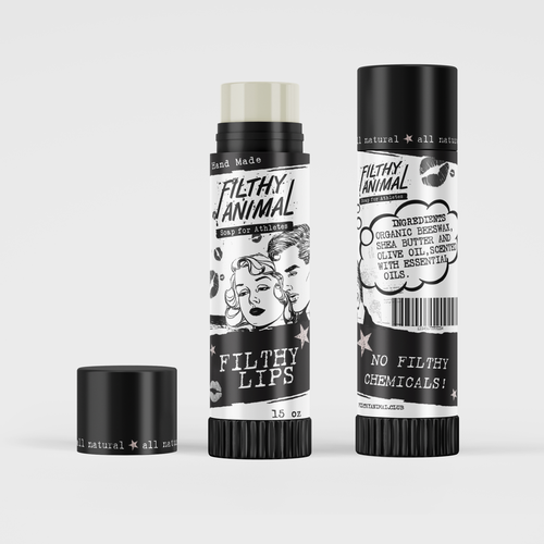 Chapstick label design Design by halesen