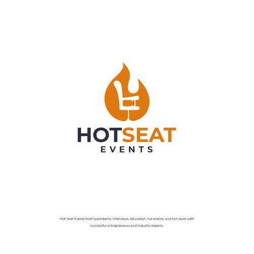 Impactful Logo For 'Hot Seat Events' – Learn from Industry Experts Through Livestreams & Events.-ontwerp door agamodie