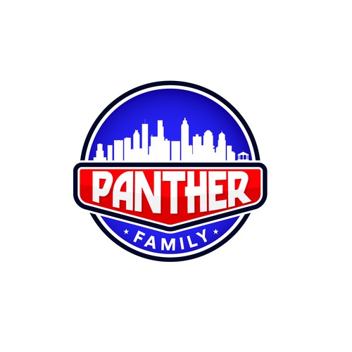 Basketball Logo for Team 'Panther Family' - Your Winning Logo Featured on Major Sports Network Design by DygnrBros