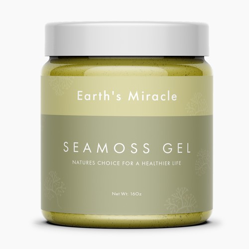 Diseño de Design a Label for our Sea Moss Gel Product de Artist@Joy