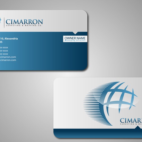 stationery for Cimarron Surveying & Mapping Co., Inc. Ontwerp door expert desizini