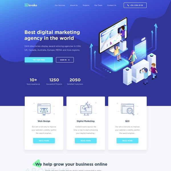 Landing Page Design