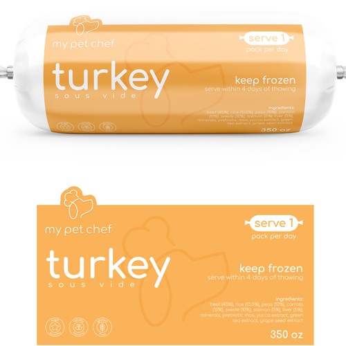 Premium Fresh Dog Food Diseño de Totoya