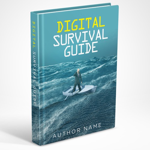 Digital Survival Guide book cover | Book cover contest