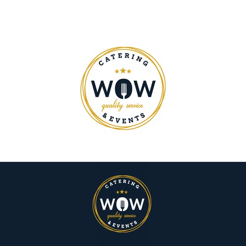 A logo that pops for a food group and catering company Design by La Maison Des Lena