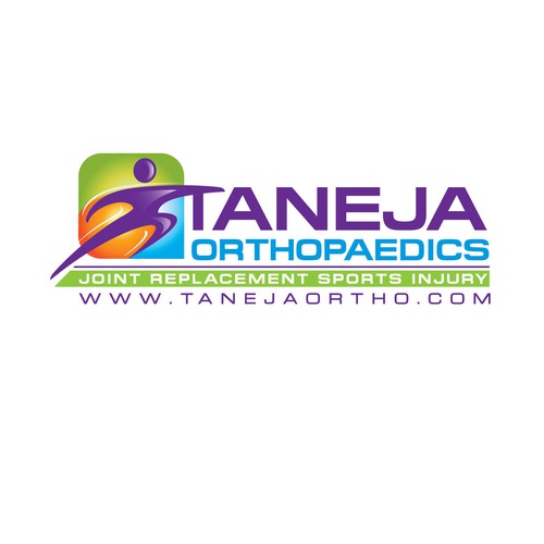 CREATIVE, IMAGINATIVE & STUNNING, LOGO WITH BOLD COLOURS FOR ORTHOPAEDIC SURGEON'S PRACTICE Design by A.Matar