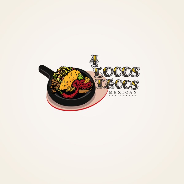Design by fedethebest titled "logo for mexican restaurant"