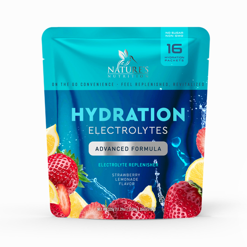 Refreshing Hydration Electrolytes Design Needed for Nature's Nutrition Design by a x i o m a ™