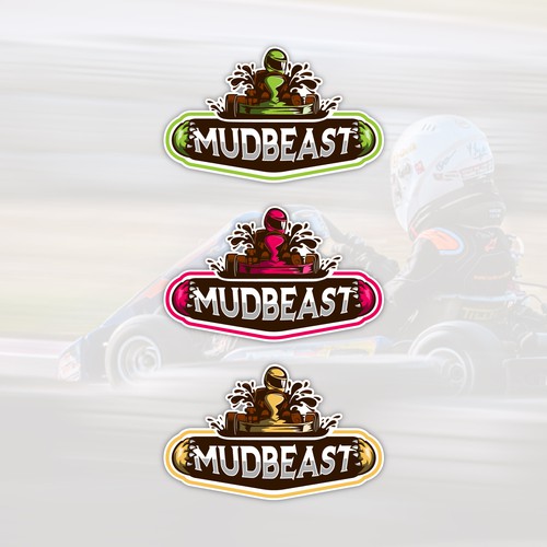 Design di Mud Beast!  Logo needed for a new line of off-road Go-Karts for kids di Brainbox Studio
