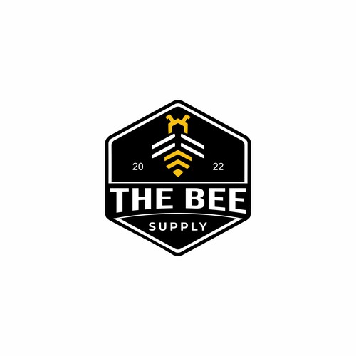 New Texas Bee Supply Logo Design réalisé par Vic People Studio