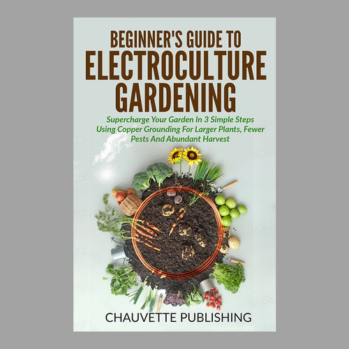 unique ebook cover for gardening book Design by DezignManiac