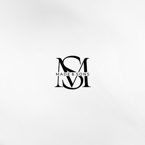 Luxury Meets Ease: Logo & Card Design for Made & Sons Design by knight brands™