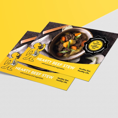 Recipe flyer template-ontwerp door ChinYii