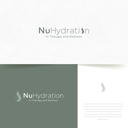 Design a modern IV hydration logo for our IV wellness brand. Design by alt_designs