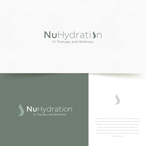 Design a modern IV hydration logo for our IV wellness brand. Design por alt_designs