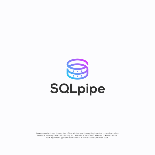 Design a hard working logo for a data engineering company