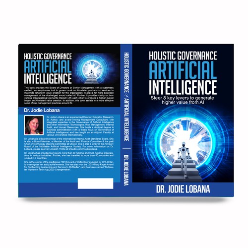 Man and Machine interaction - Book cover needed for Governance of Artificial Intelligence Design von anisha umělec