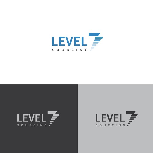 Level 7 Sourcing needs a cool / powerful logo which speaks to its awesomeness :) Design réalisé par Hanif Rahman