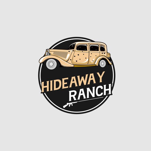 Bonnie and Clyde* Hideaway Ranch Logo/Brand design! Design by Fast Studio⚡