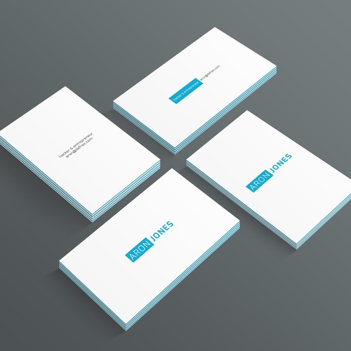Create an elegant business card for an entrepreneurial hacker Design by MirelaS