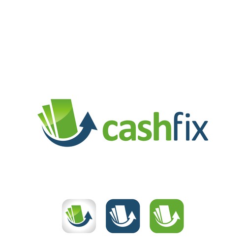 Create a simple one word logo name for cashfix | Logo design contest