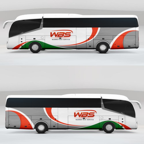 Charter Bus Graphics Incorporating Company Logo Competition Design réalisé par ssrihayak