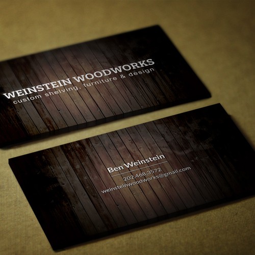 Create a sleek business card design for a furniture making business | Business  card contest | 99designs