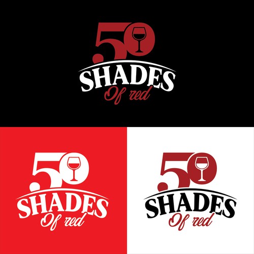 Logo for "50 Shades of Red" themed party Design by Abdesvmvd ©