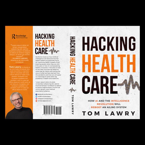 Hacking Healthcare Book Cover Design by Klassic Designs