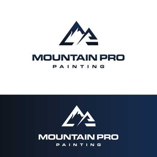 High-end, tech-focused Colorado painting company brand package Design by MD Design99