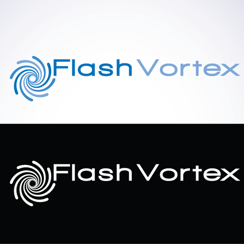 FlashVortex.com logo Design by progressiver