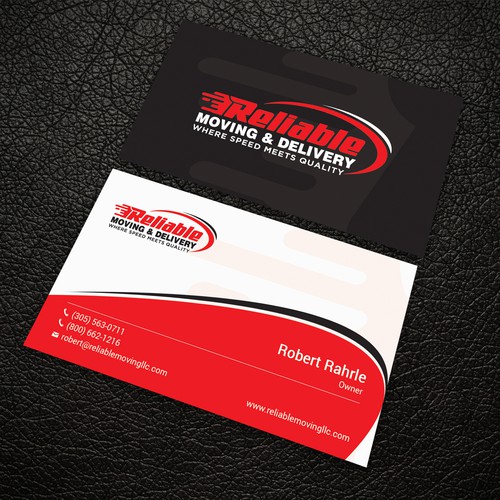 Business Card Design for Moving Company Diseño de ™SF_Design™