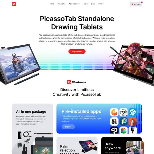 Web page design contest entry by Bachtiar L.