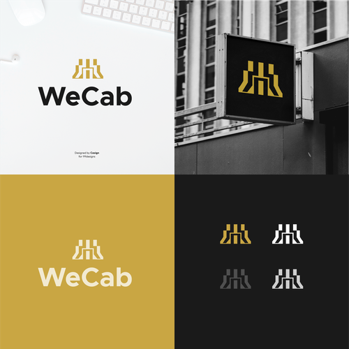 Ethical taxi brand in Sweden Design by casign