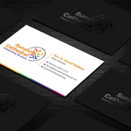Business Card for Growing Progressing LGBTQ Church Design by Taaiebah
