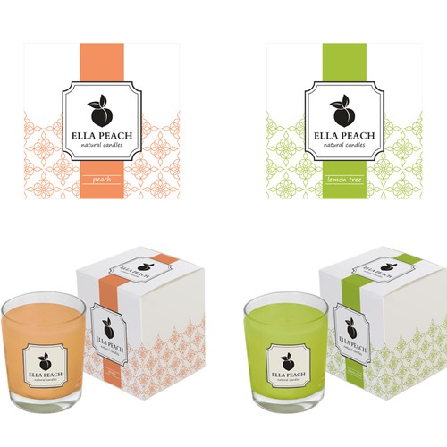 Create The Next Product Label For Ella Peach Candle Company Product Label Contest 99designs
