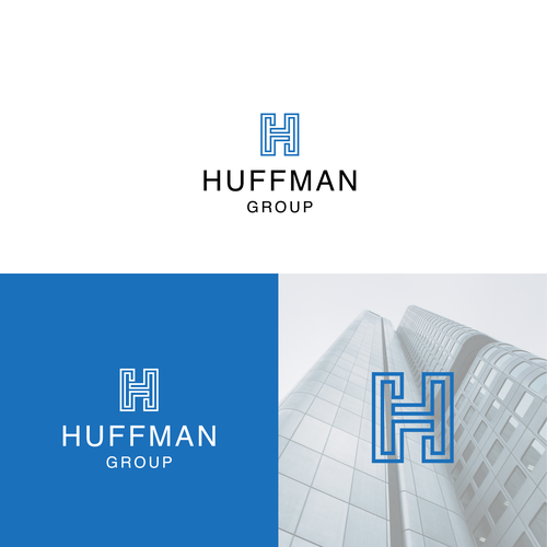 Huffman Group Logo Design by SHbro