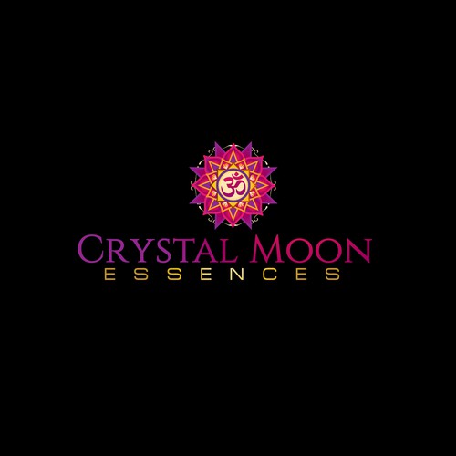 Logo for Crystal Moon Essences - remedies for harmonic rebalance and well-being Design por hawin_11