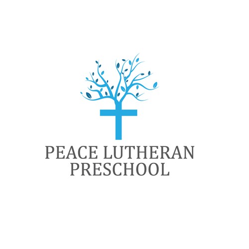 Fun engaging kid Friendly Christian Preschool Logo Design by mow.logo