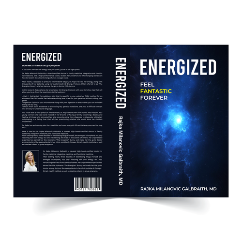 Design a New York Times Bestseller E-book and book cover for my book: Energized Design by kalatim