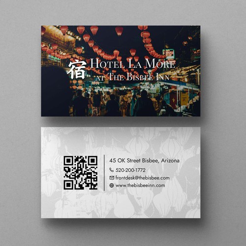 Business Card for Boutique Hotel Design réalisé par elztheart