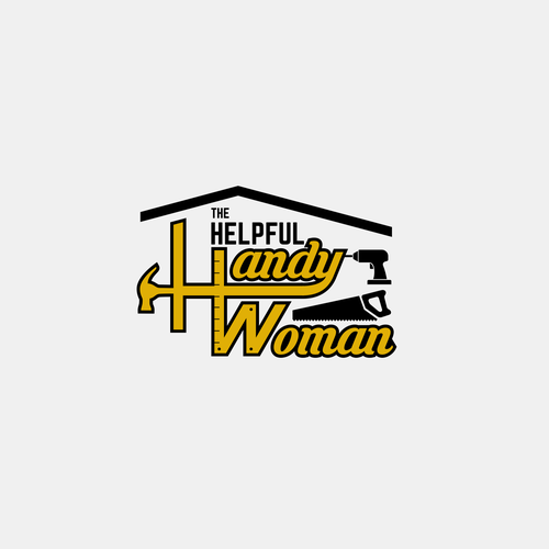 We need a design for our handywoman business that mixes masculine and feminine. Design by XarXi