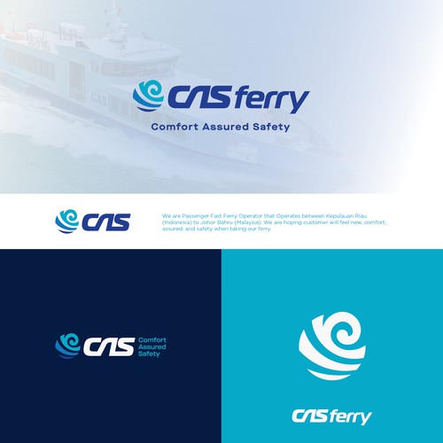 Fast Ferry Logo Design Design by DPØTRA ™